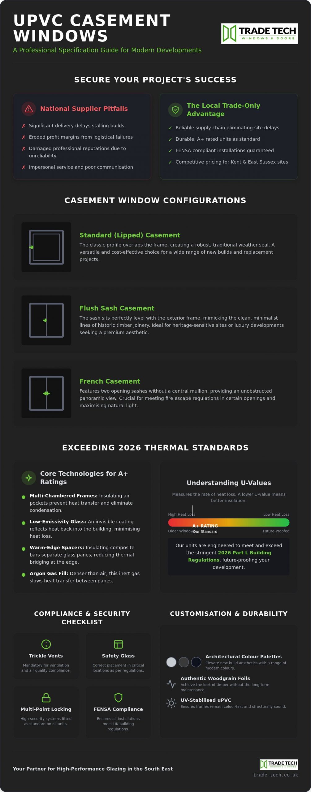UPVC Casement Windows: The Professional Guide to Sourcing and Specification 2026