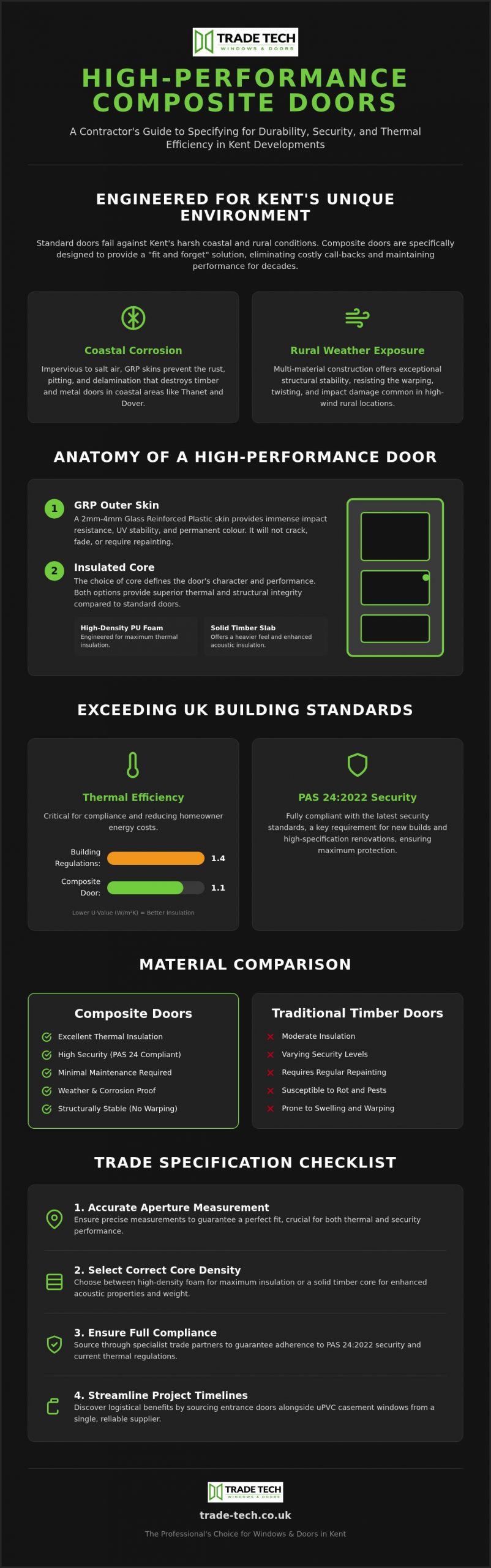 Composite Front Doors for Kent Developments: 2026 Guide